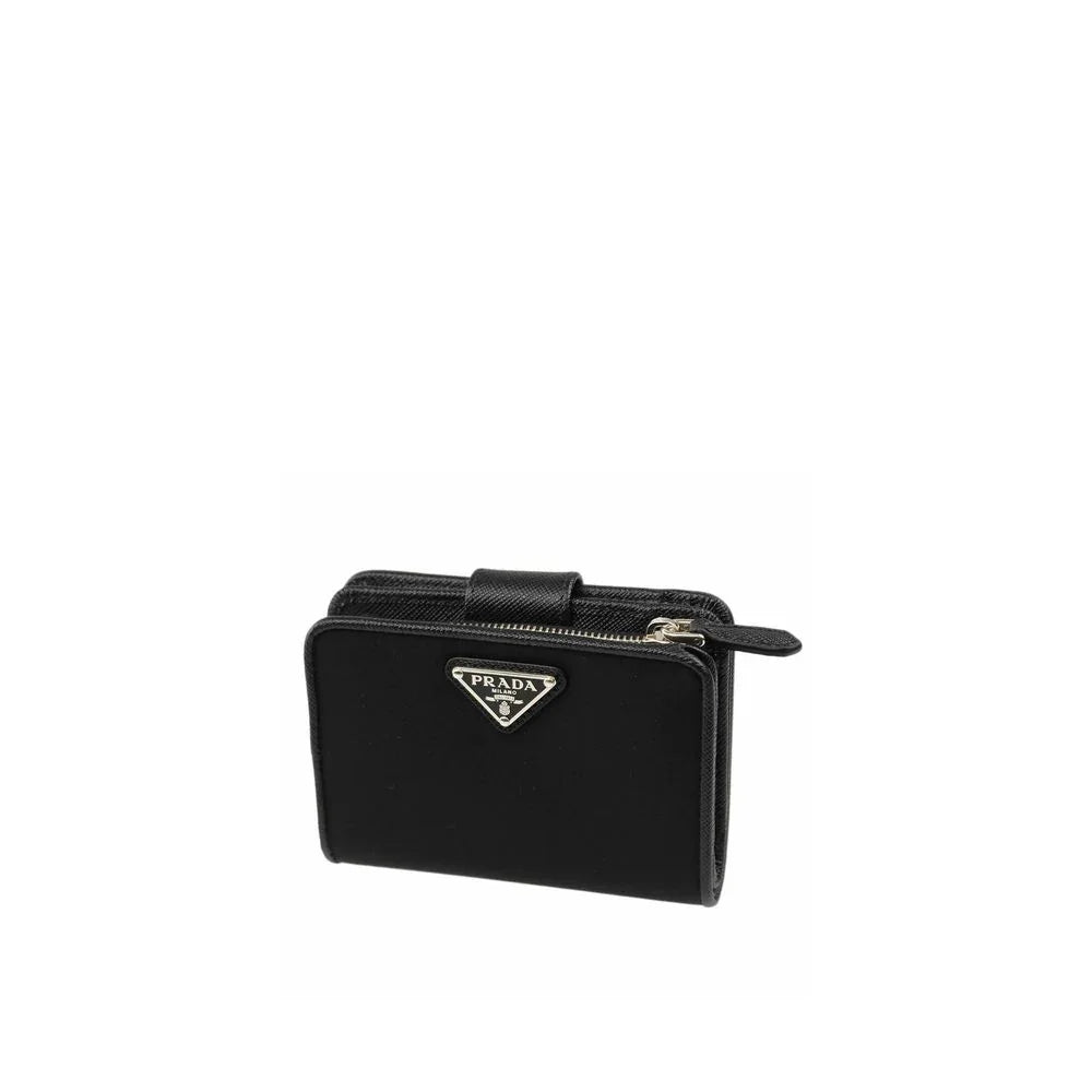 Prada French wallet in nylon en leer - MARANOS
