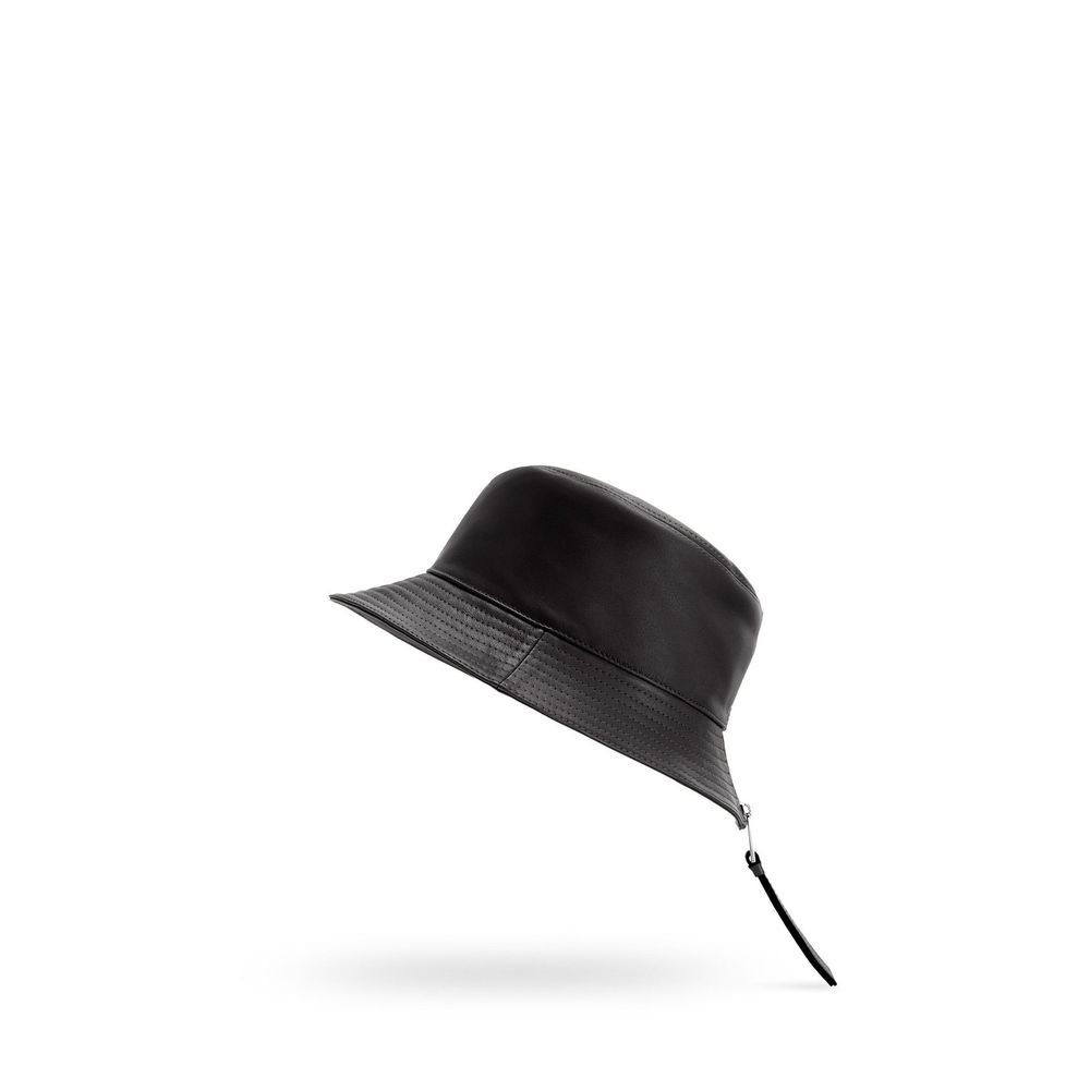 Loewe Leather Fisherman Hat - MARANOS