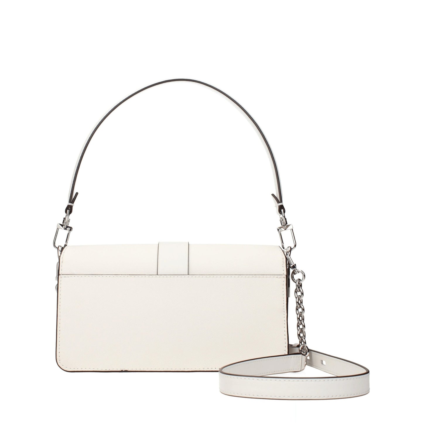 Michael Kors White Leather Handbag - MARANOS