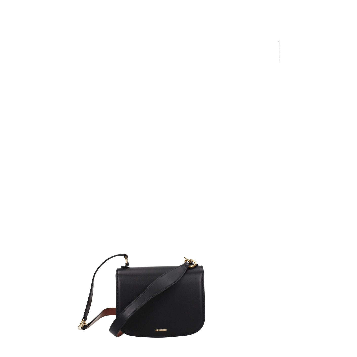 Jil Sander zwarte leren handtas klein Jil Sander