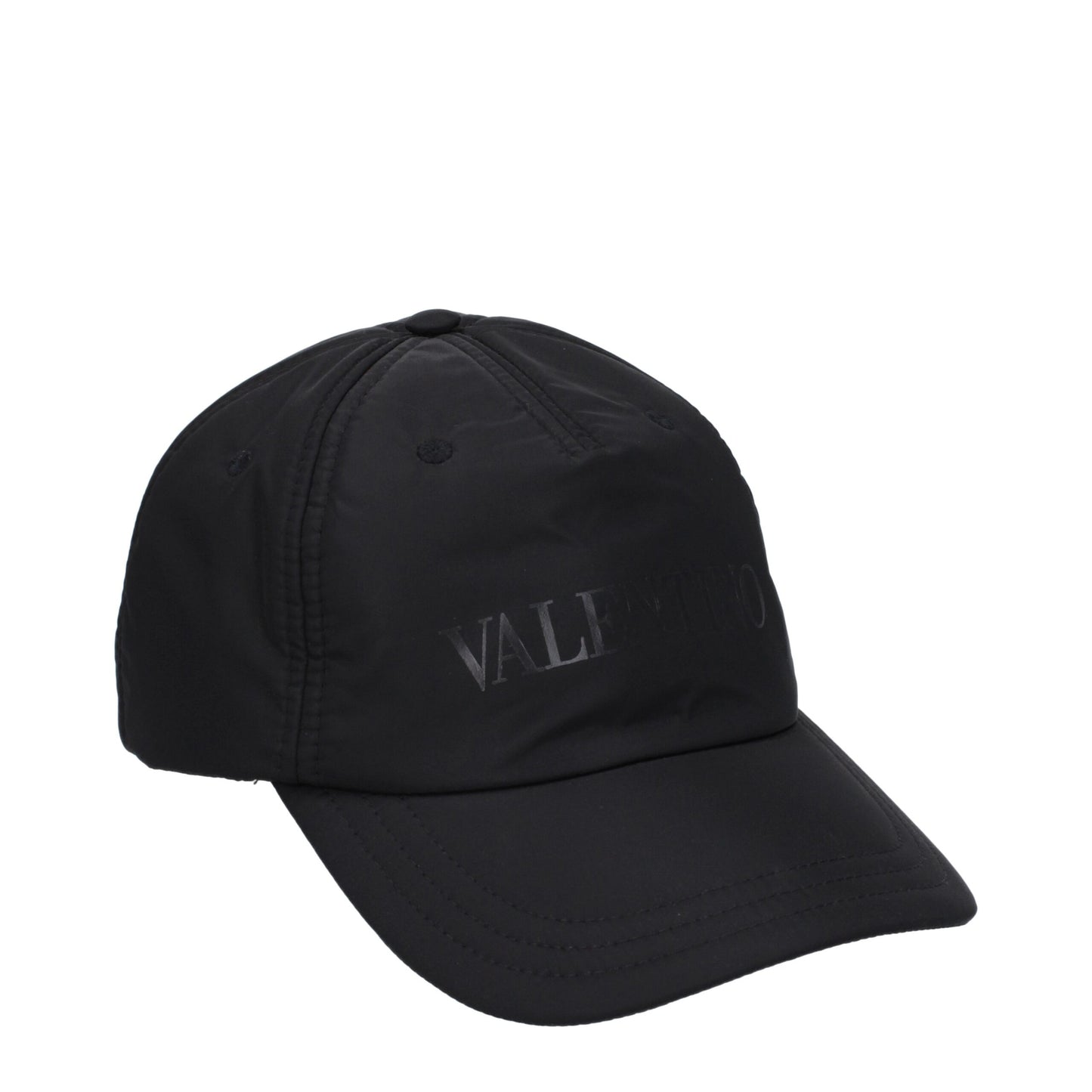 Valentino Garavani baseballpet in zwart polyamide met logo Valentino Garavani
