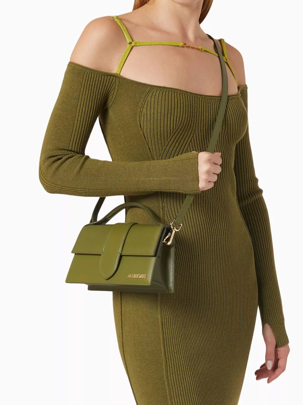 Jacquemus Le Grand Bambino Khaki Bag Jacquemus