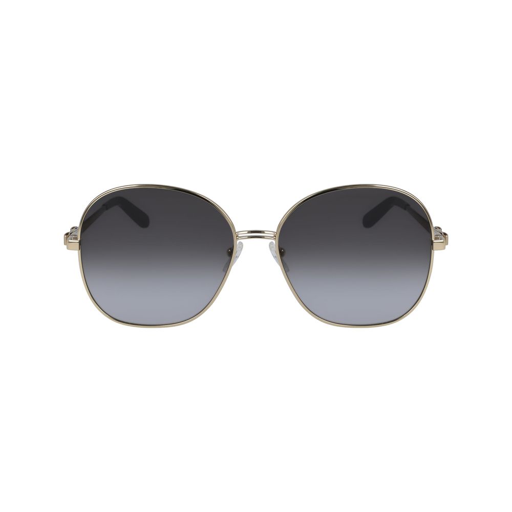 Salvatore Ferragamo Gold Metal Sunglasses Salvatore Ferragamo