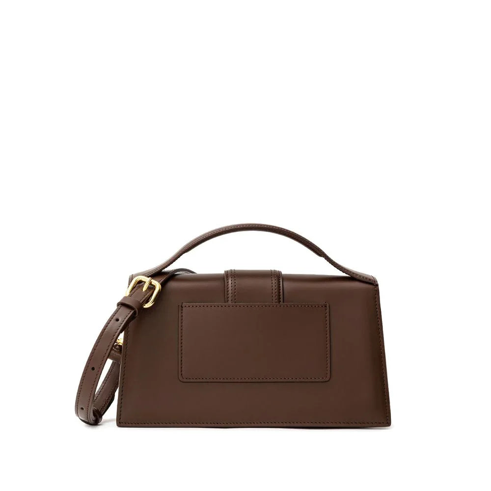 Jacquemus handtas in bruin leer met afneembare schouderriem - MARANOS