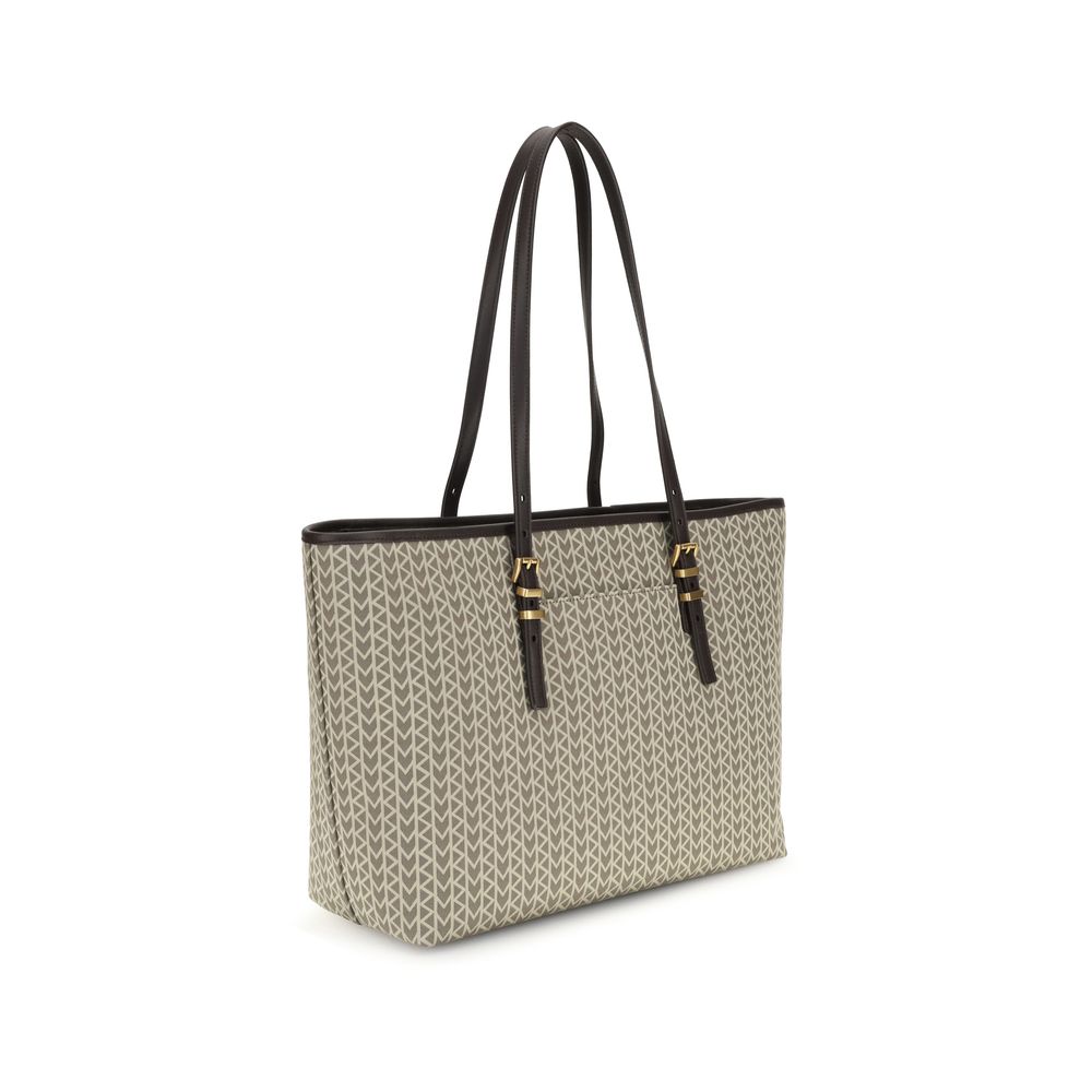 Michael Kors Quinn large jacquard logo Tote Bag Michael Kors