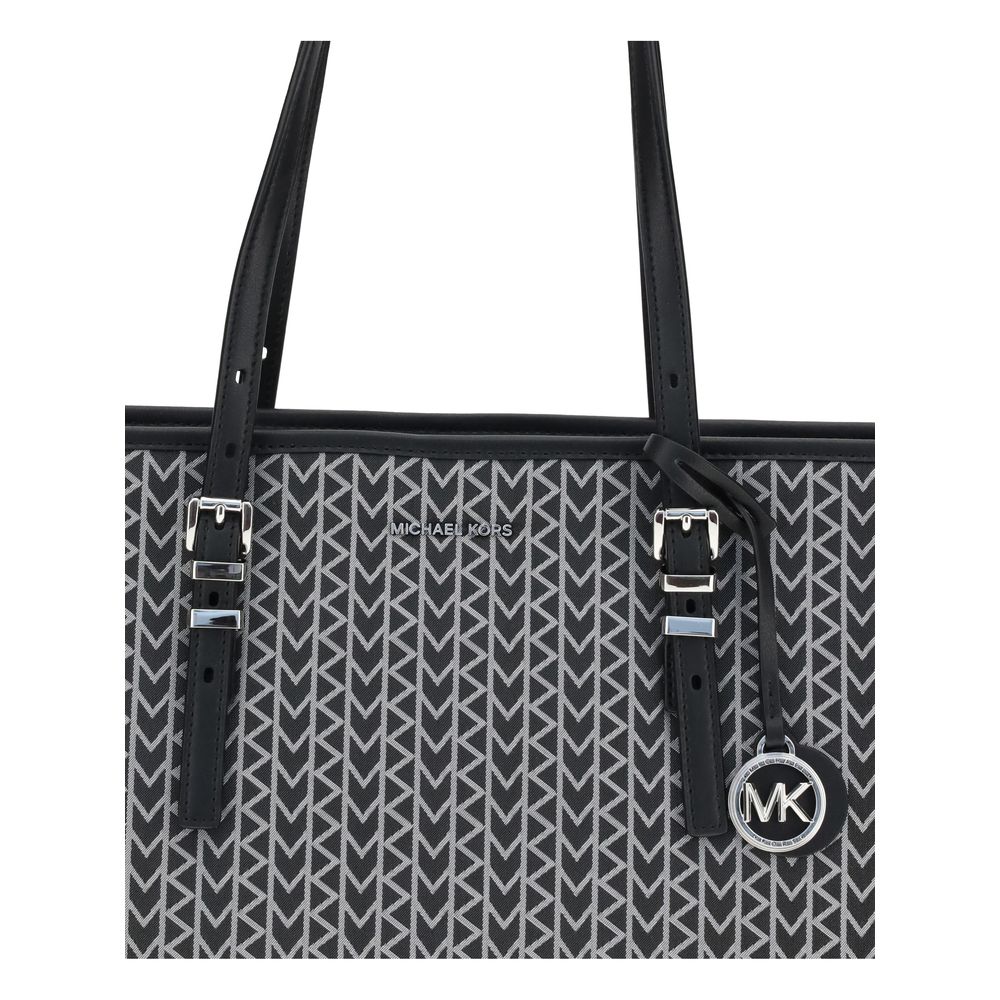Michael Kors Quinn large jacquard logo Tote Bag Michael Kors