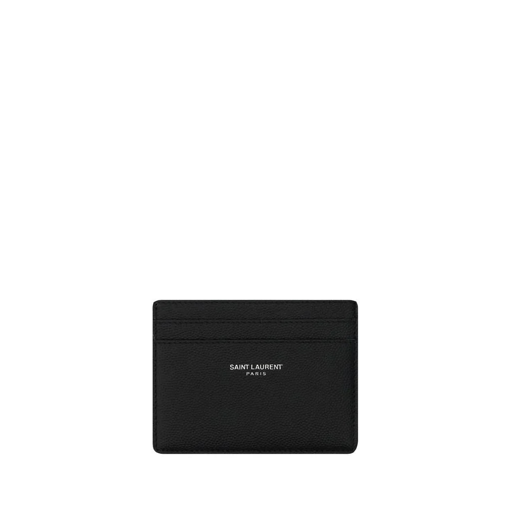 Saint Laurent Grain de Poudre creditcardhouder - MARANOS