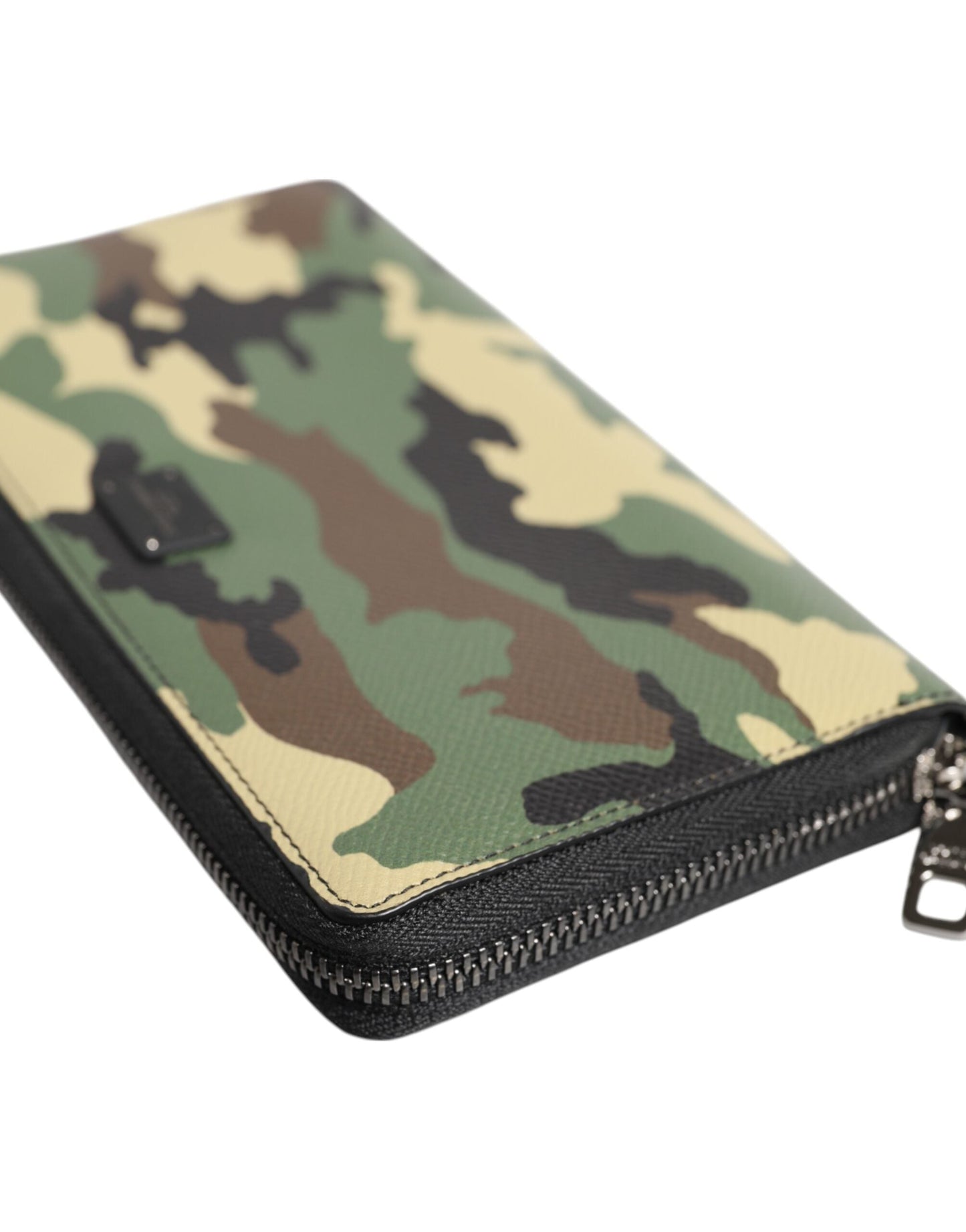 Dolce & Gabbana Multicolor Camouflage Logo Zip Around Continental Wallet Dolce & Gabbana
