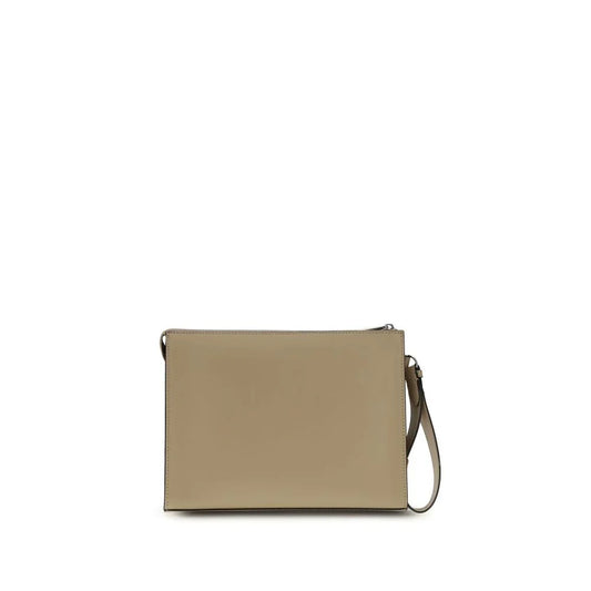 Fendi Pouch in Leer en FF Canvas - MARANOS
