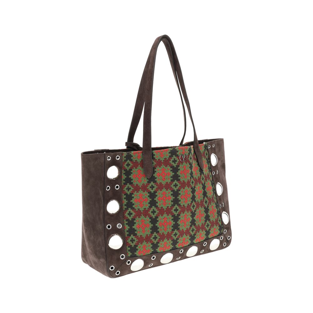 Valentino Garavani Embroidered Nellcote Tote Bag Valentino Garavani
