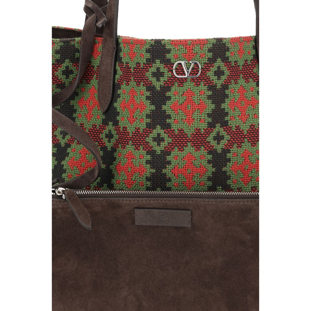 Valentino Garavani Embroidered Nellcote Tote Bag Valentino Garavani