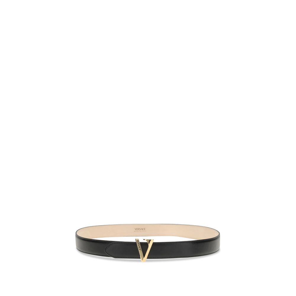 Versace Calfskin V Belt Versace