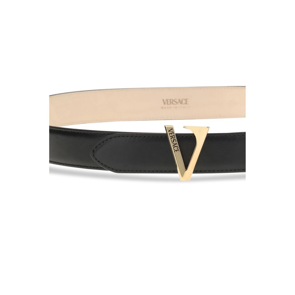 Versace Calfskin V Belt Versace