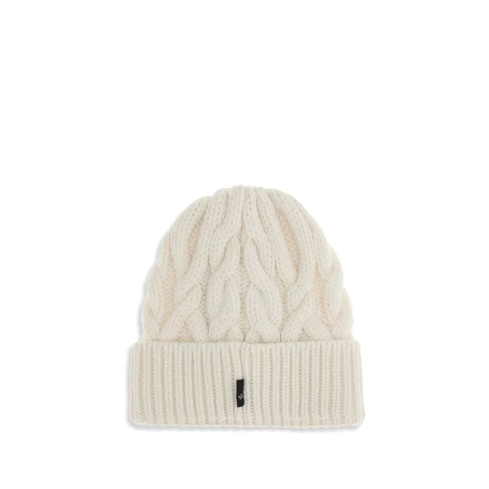 Moncler Grenoble muts in zwart fleecewol met logo - MARANOS