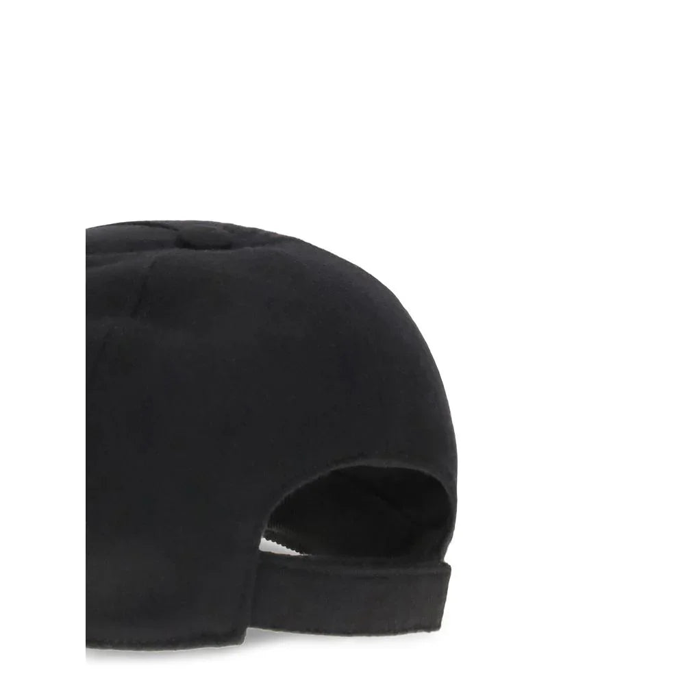 Fendi baseballpet in grijs wolmix met FF-borduursel - MARANOS