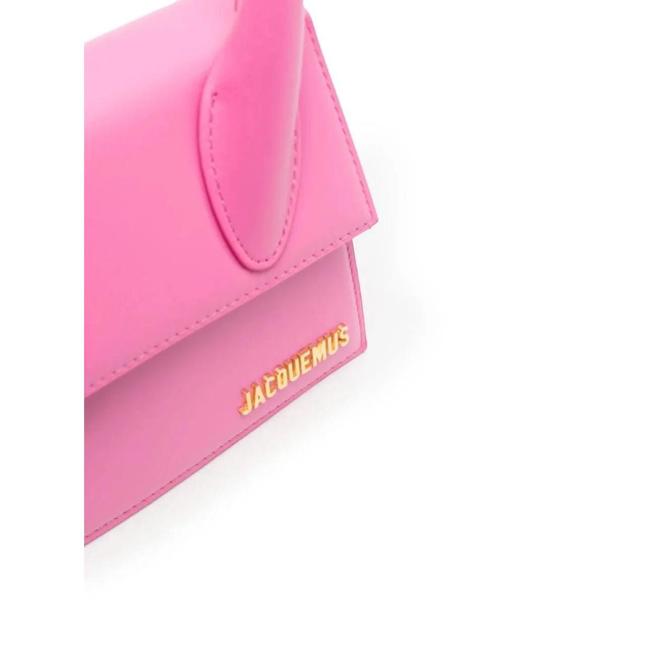 Jacquemus Le Chiquito Moyen tas in roze leer - MARANOS
