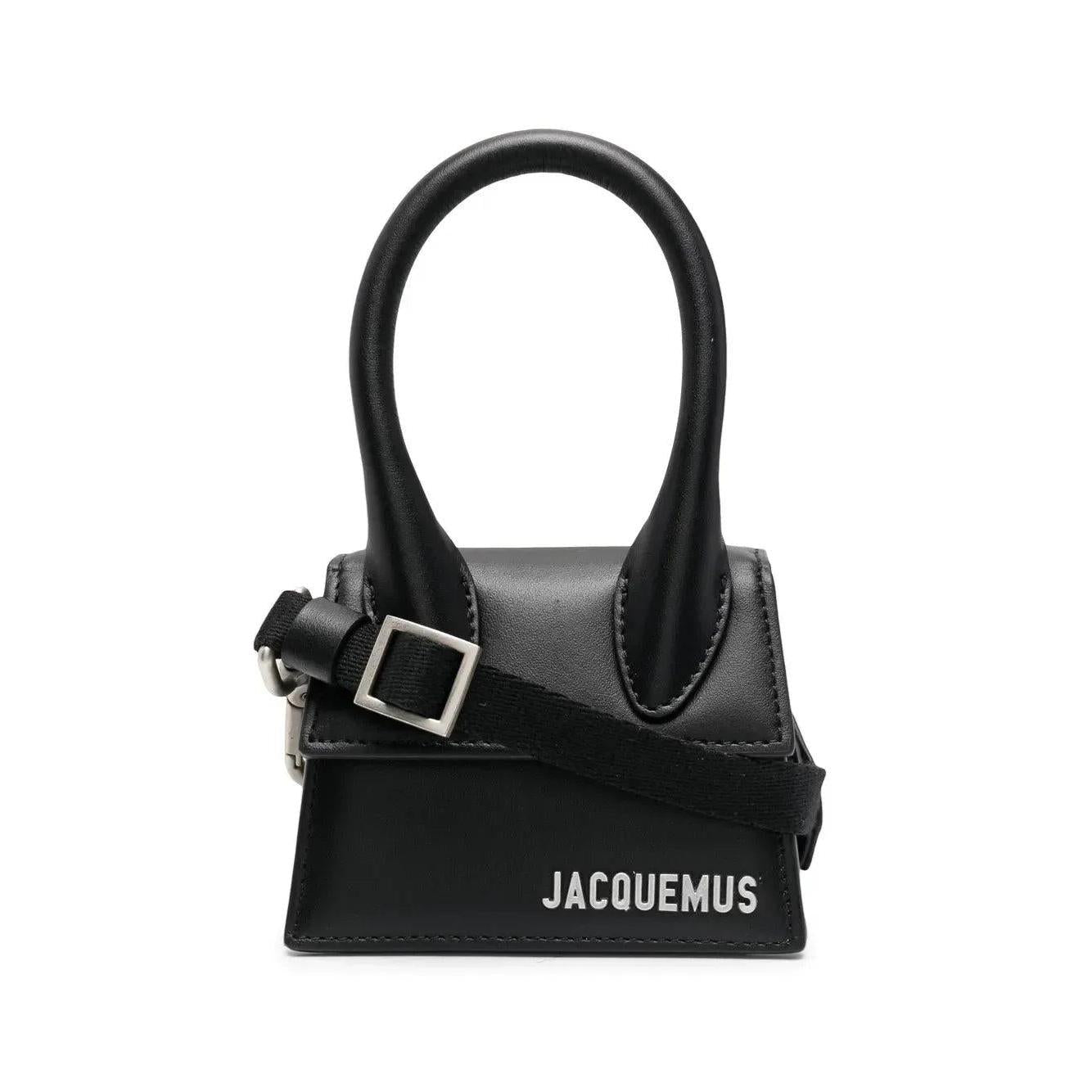 Jacquemus Le Chiquito Homme crossbody tas in zwart leer - MARANOS
