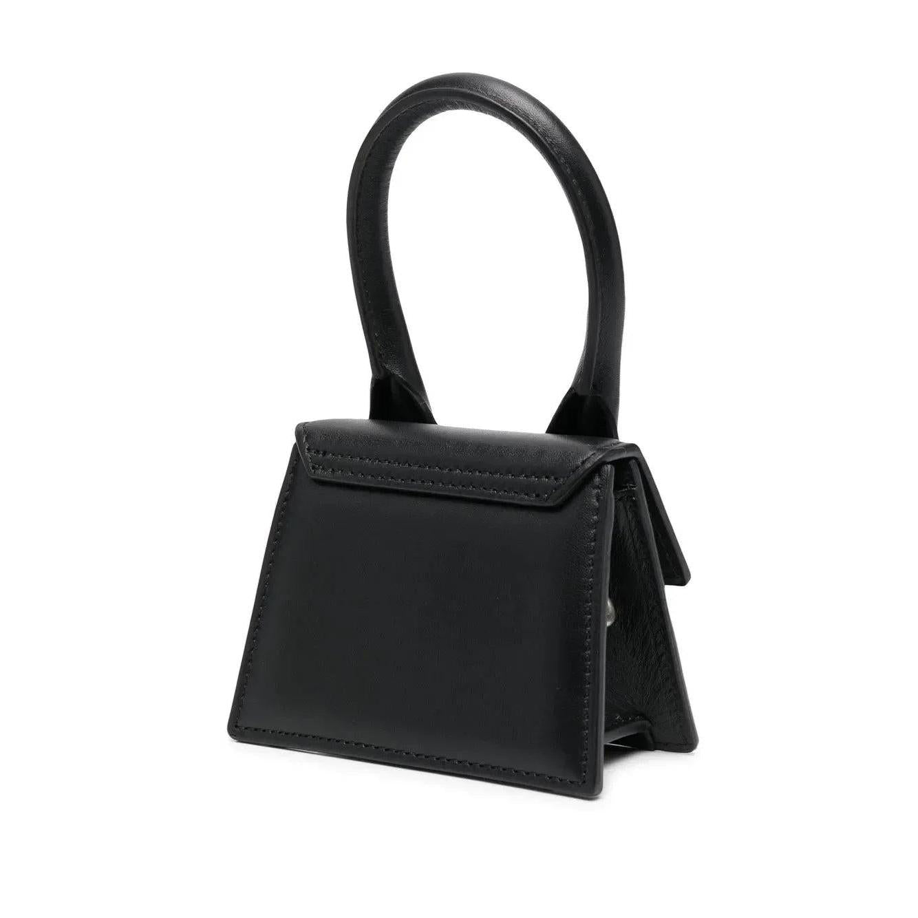 Jacquemus Le Chiquito Homme crossbody tas in zwart leer - MARANOS