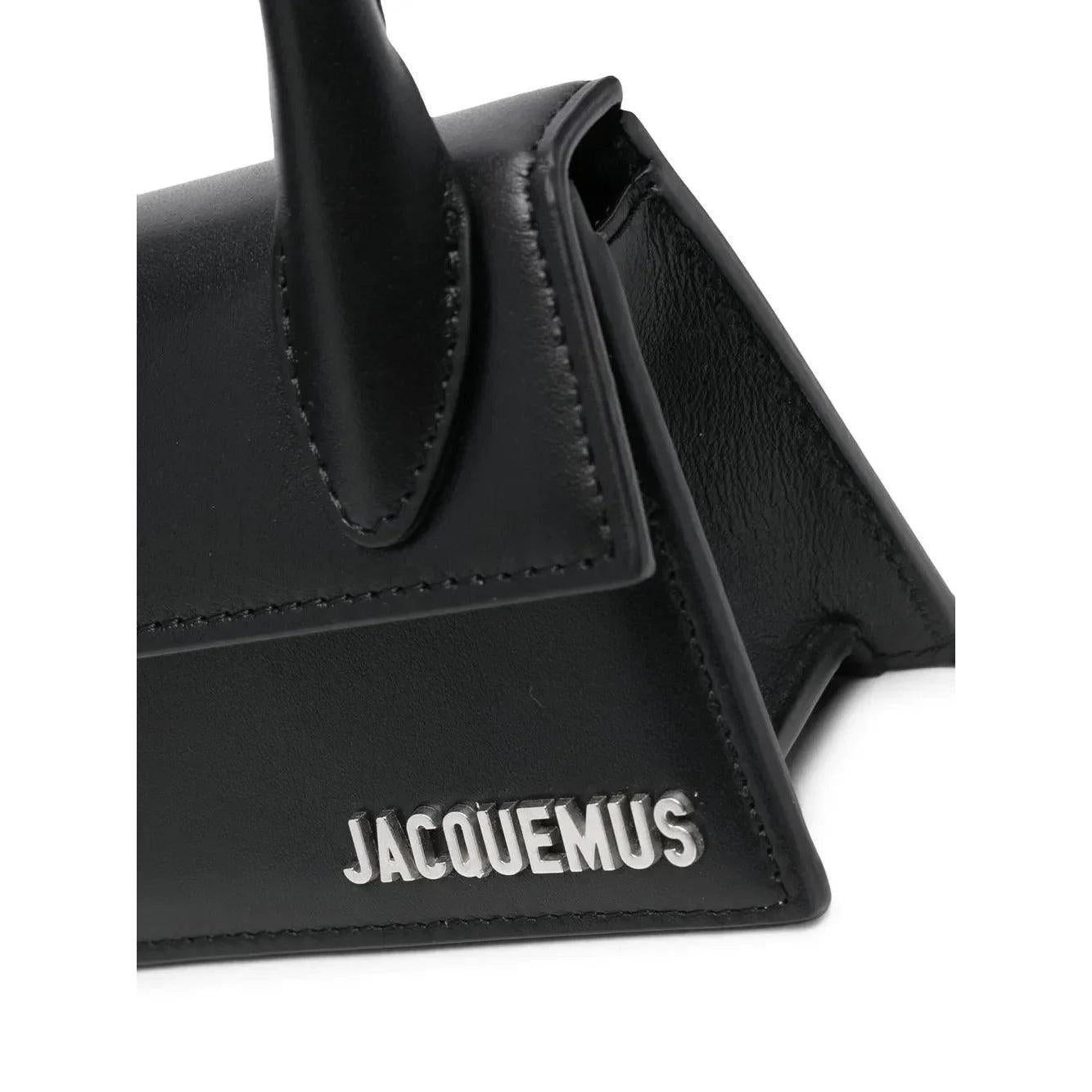 Jacquemus Le Chiquito Homme crossbody tas in zwart leer - MARANOS