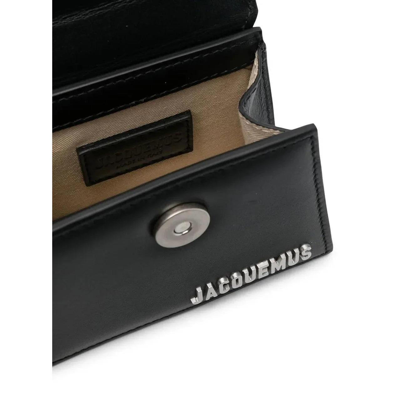 Jacquemus Le Chiquito Homme crossbody tas in zwart leer - MARANOS