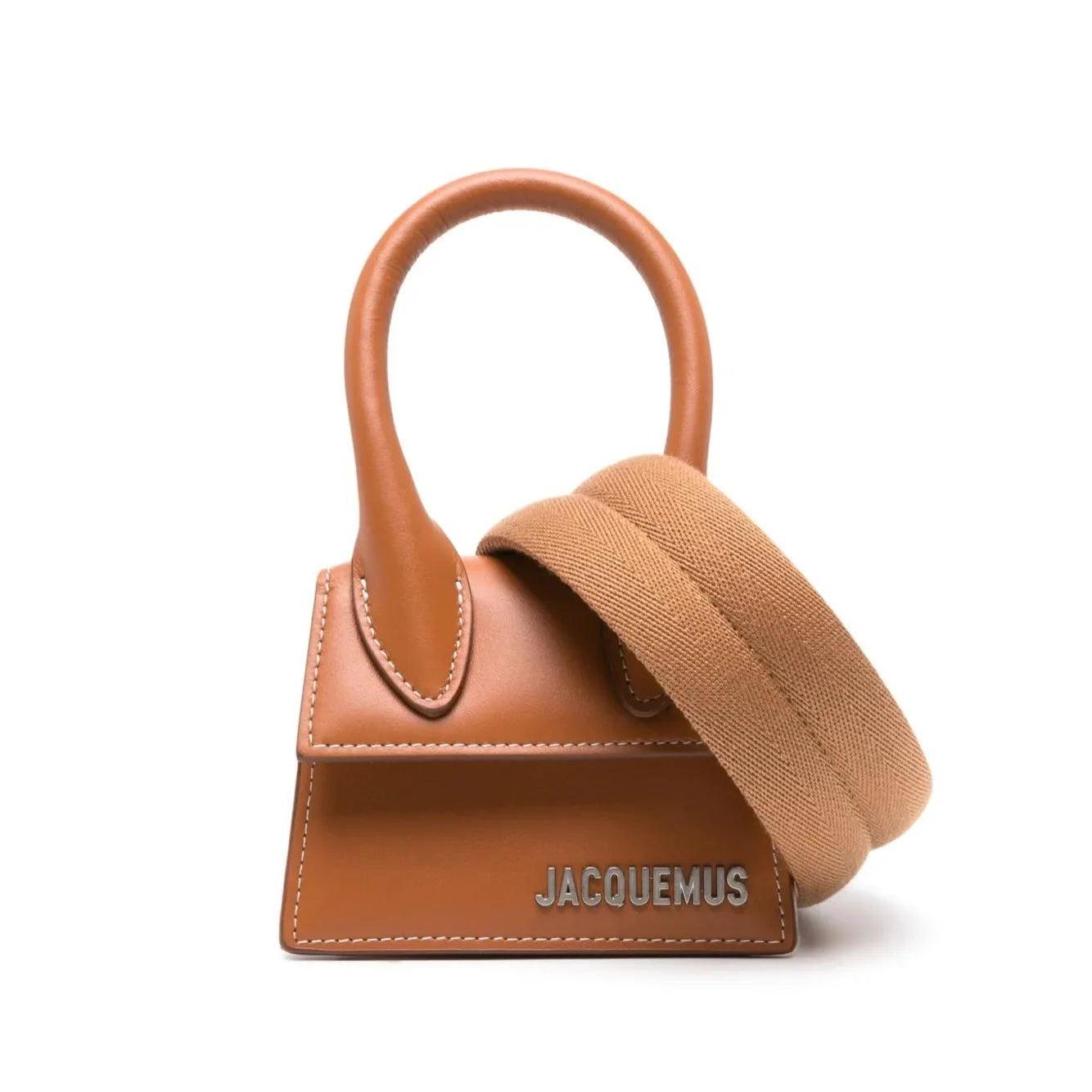Jacquemus Le Chiquito Homme crossbody tas in lichtbruin leer - MARANOS