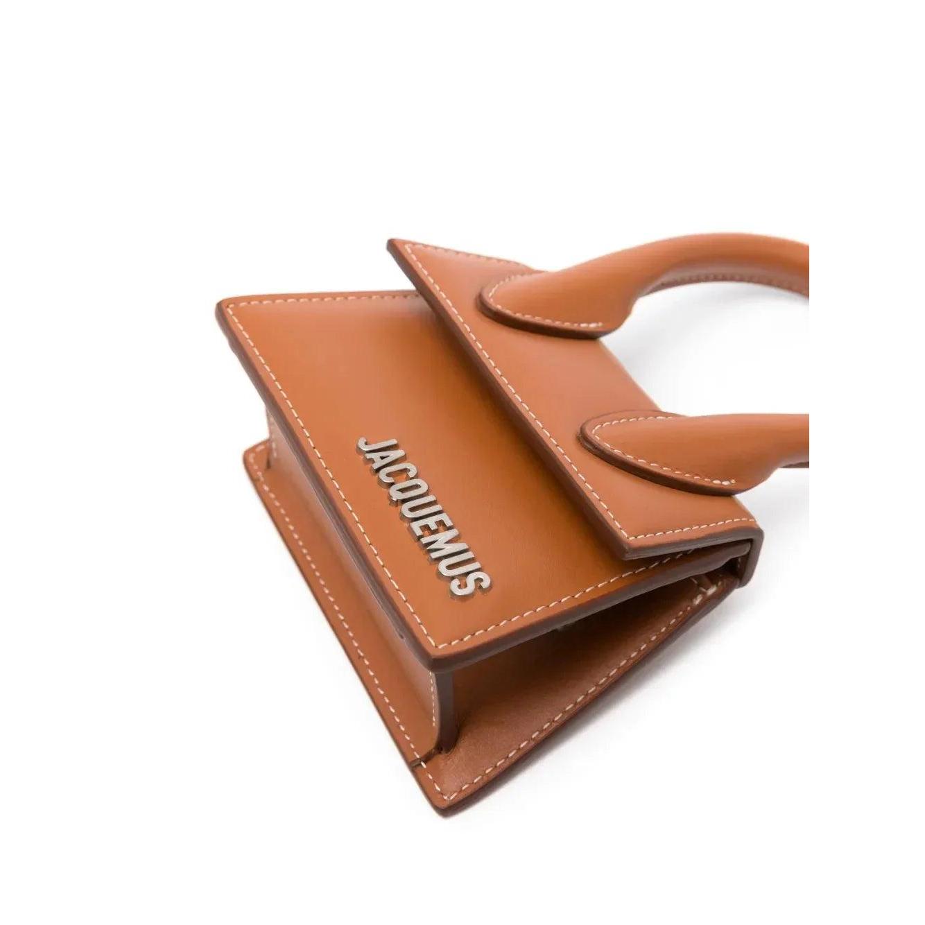 Jacquemus Le Chiquito Homme crossbody tas in lichtbruin leer - MARANOS