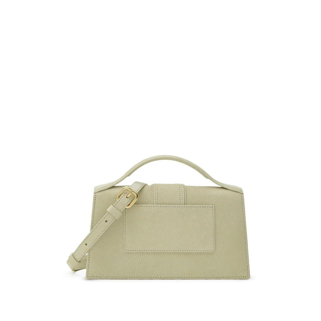 Jacquemus Le Grand Bambino tas in beige leer - MARANOS