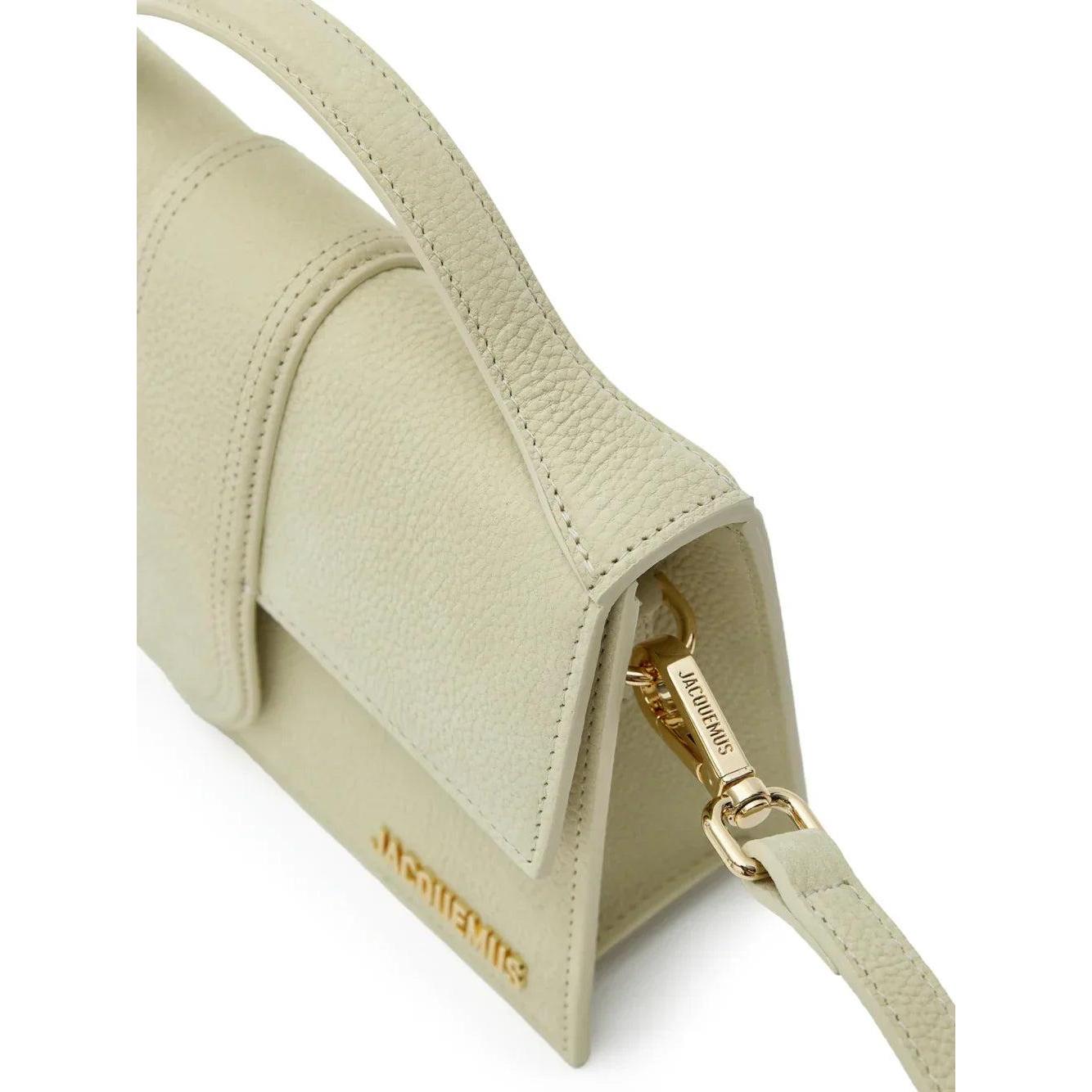 Jacquemus Le Grand Bambino tas in beige leer - MARANOS