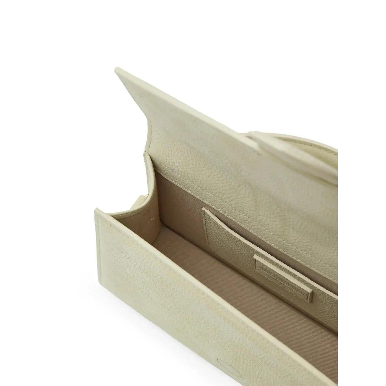Jacquemus Le Grand Bambino tas in beige leer - MARANOS