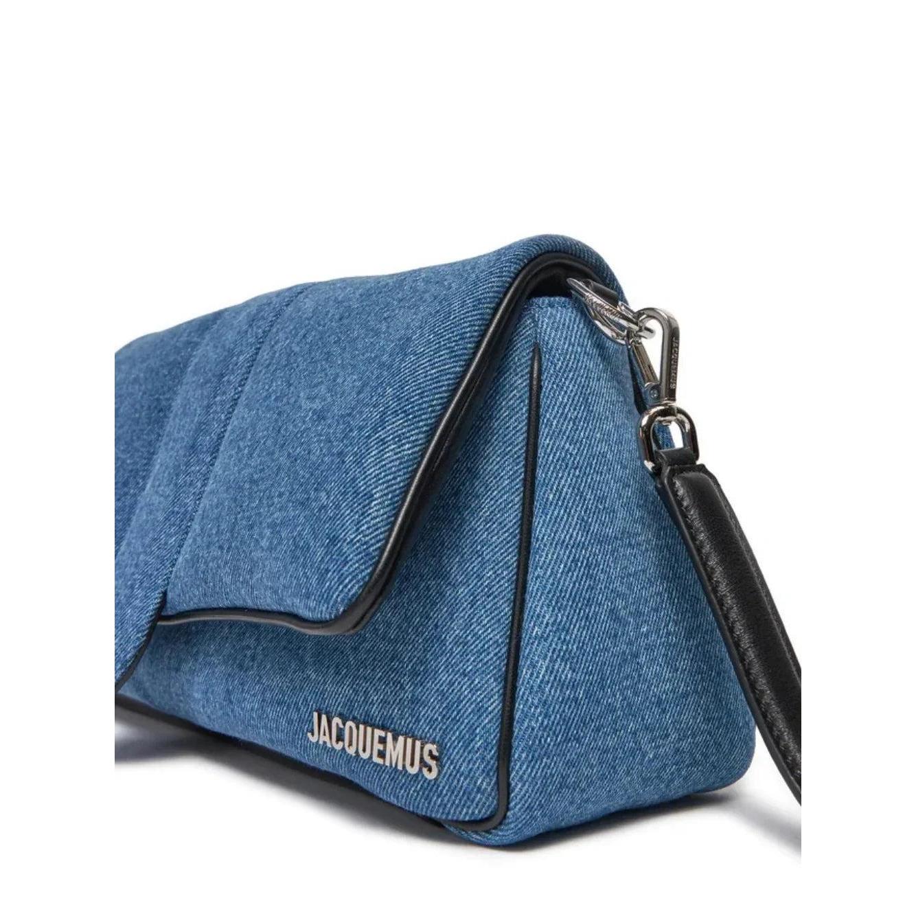 Jacquemus Le Bambimou handtas in denim - MARANOS