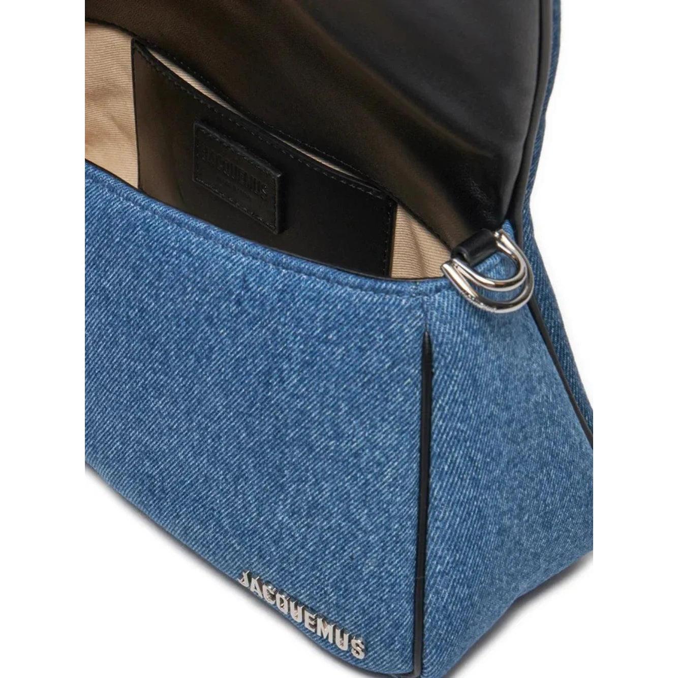 Jacquemus Le Bambimou handtas in denim - MARANOS