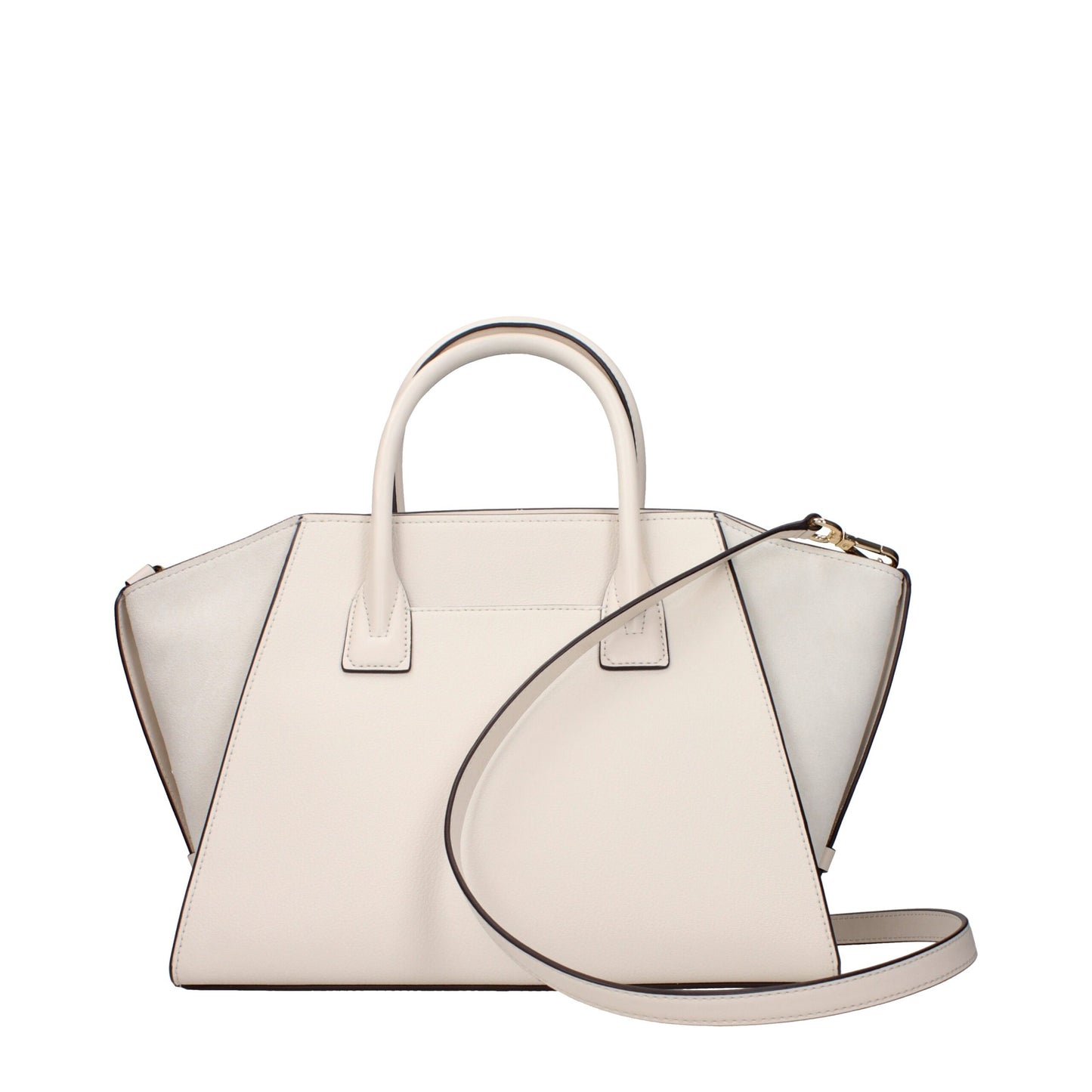 Michael Kors Beige Leren Handtas Michael Kors