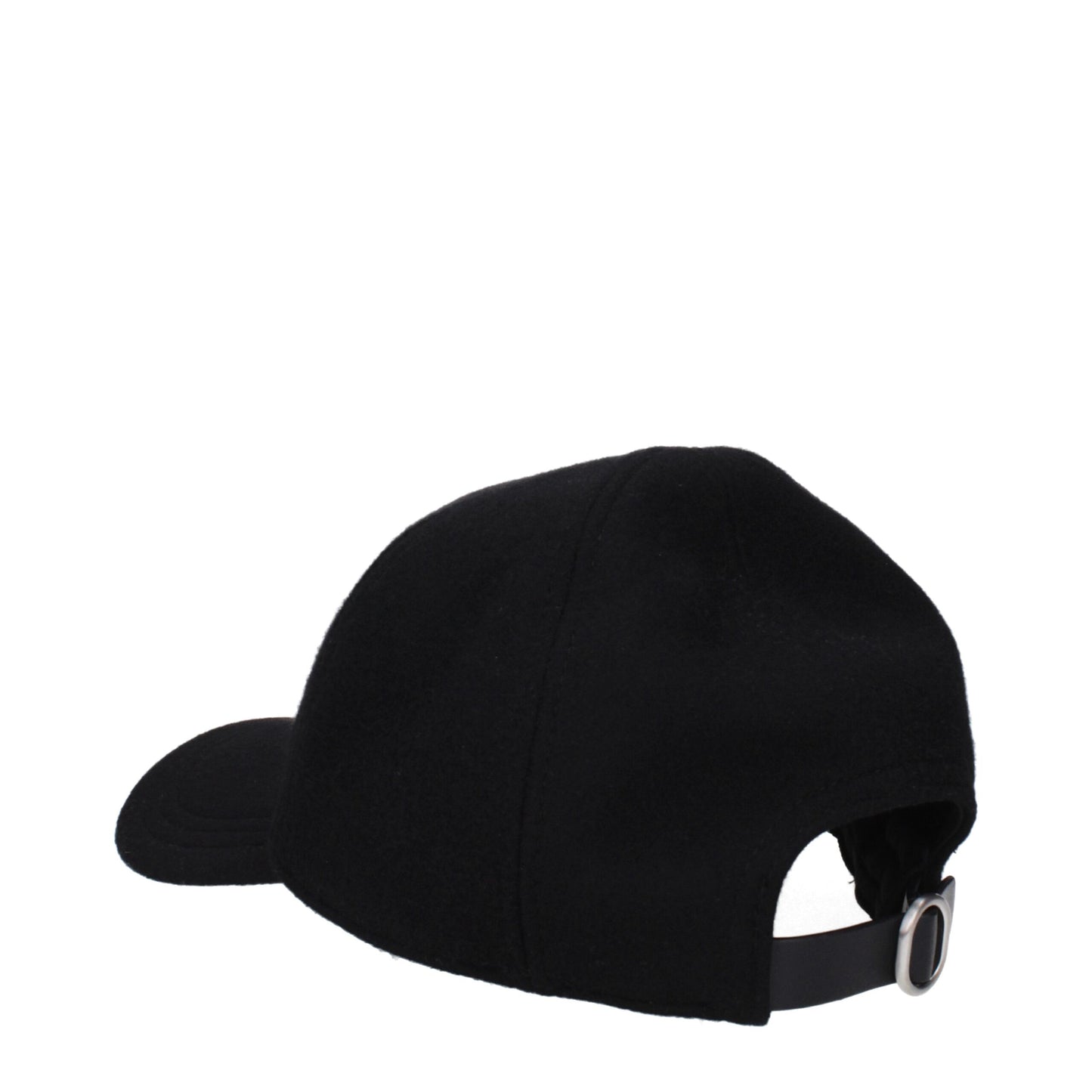 Jil Sander Black Cashmere Caps (Baseball Hat) - MARANOS