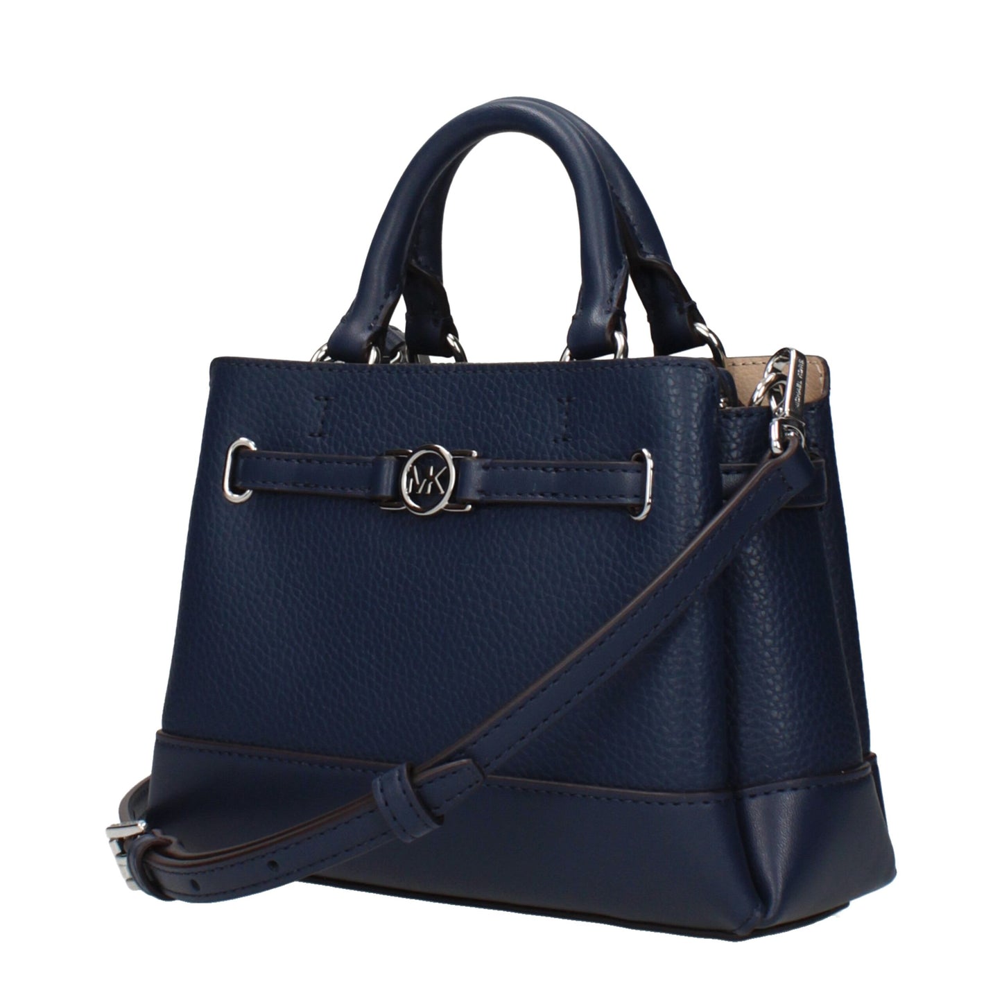 Michael Kors blauwe leren handtas Michael Kors