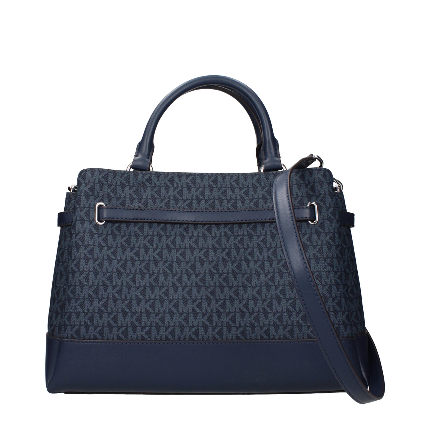 Michael Kors blauwe stoffen handtas Michael Kors