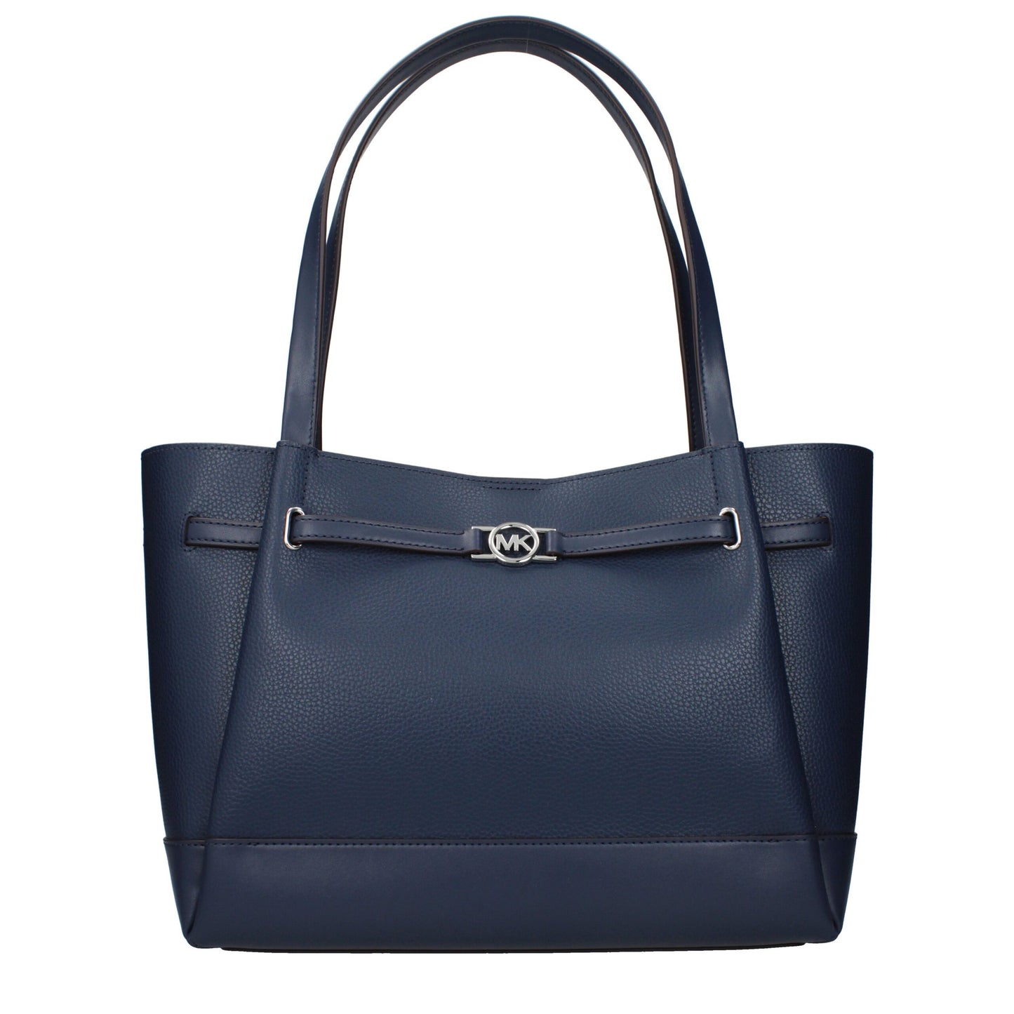 Michael Kors blauwe leren schoudertas Michael Kors