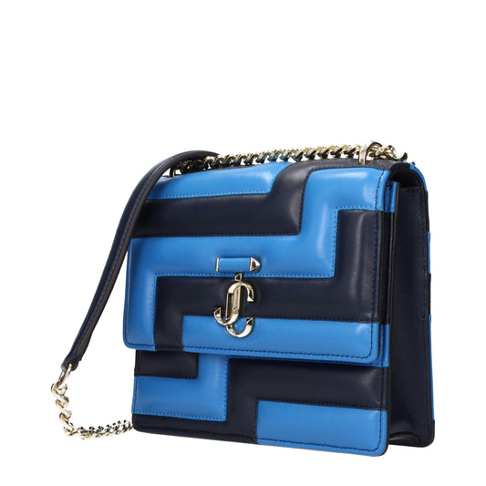 Jimmy Choo schoudertas van blauw leer Jimmy Choo