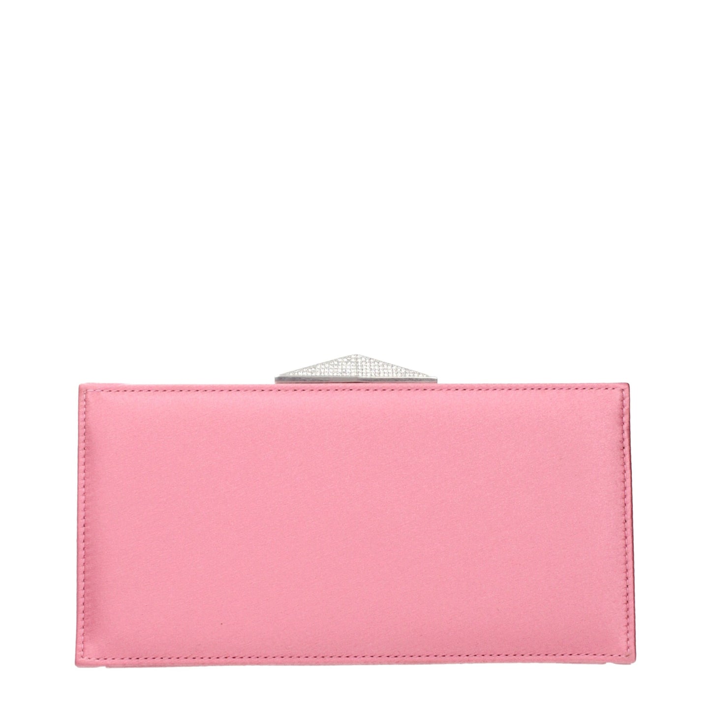 Jimmy Choo clutch van roze satijn Jimmy Choo