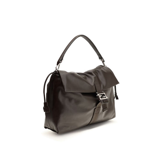 Fendi Mamma Baguette schoudertas in bruin nappaleer Fendi