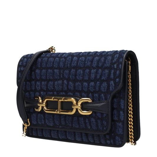 Tom Ford clutch in blauw stof Tom Ford