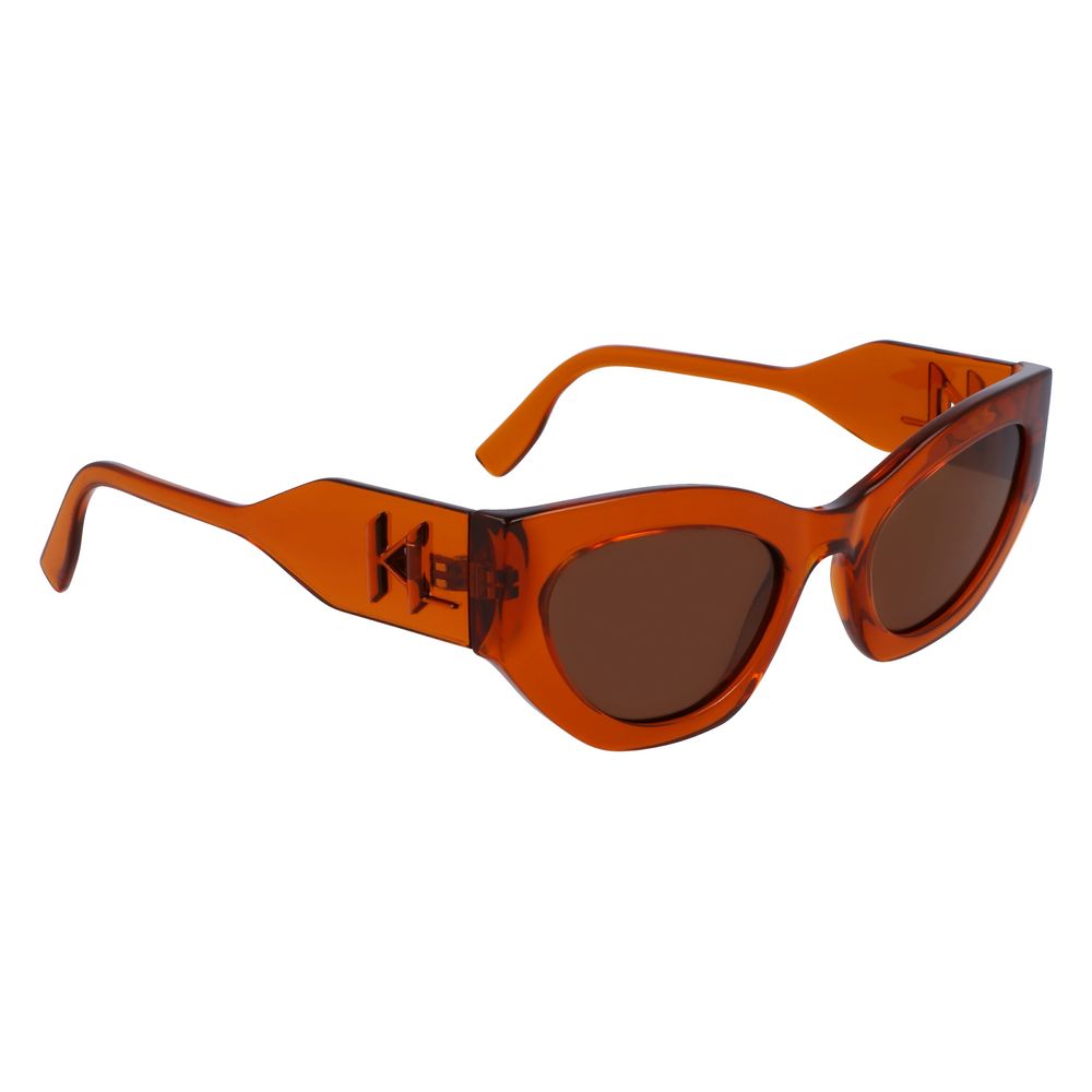 Karl Lagerfeld Yellow Injected Sunglasses Karl Lagerfeld