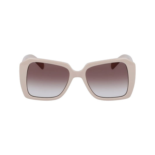 Karl Lagerfeld White Injected Sunglasses Karl Lagerfeld