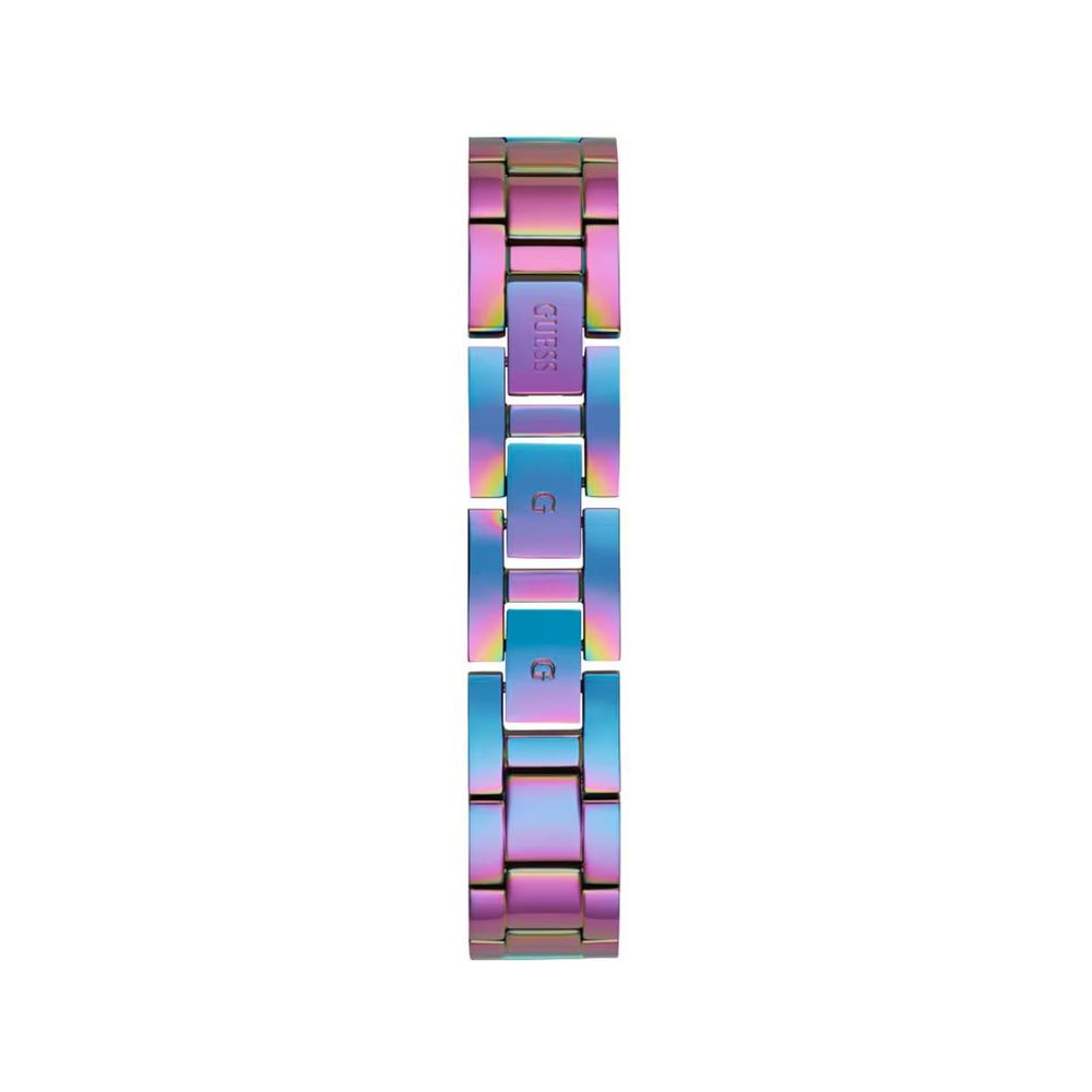 Guess horloge in multicolor roestvrij staal met witte wijzerplaat Guess