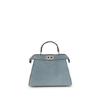 Fendi Peekaboo ISeeU schoudertas in lichtblauw kalfsleer Fendi