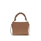 Coccinelle Beige Calf Leather Bos Taurus Shoulder Bag Coccinelle