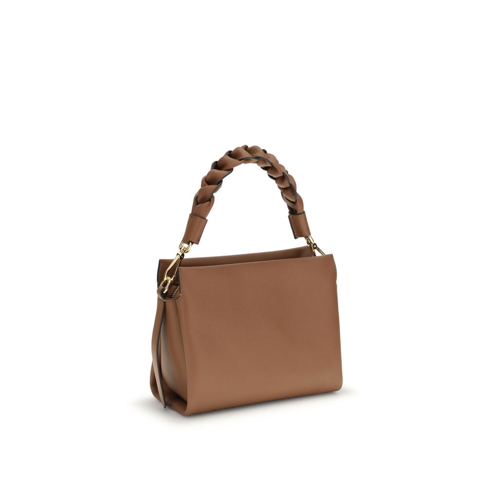 Coccinelle Beige Calf Leather Bos Taurus Shoulder Bag Coccinelle