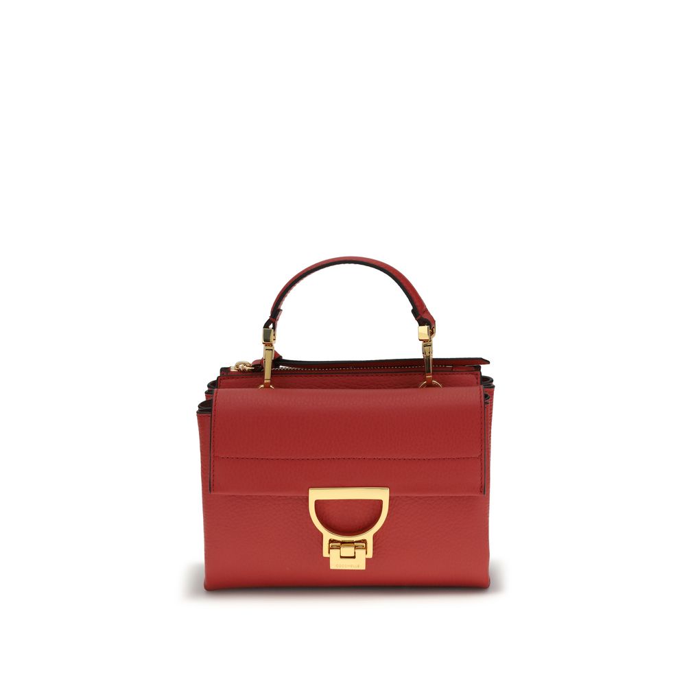 Coccinelle Red Calf Leather Bos Taurus Shoulder Bag Coccinelle