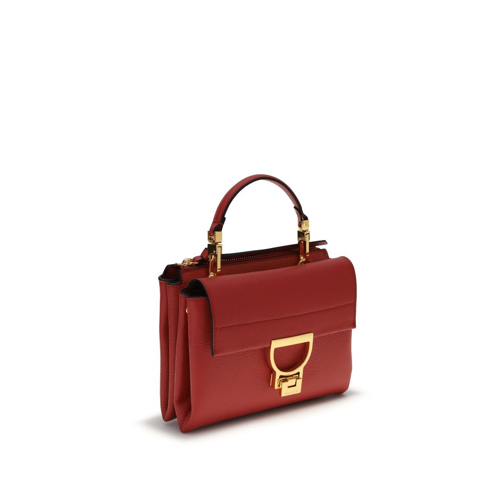 Coccinelle Red Calf Leather Bos Taurus Shoulder Bag Coccinelle