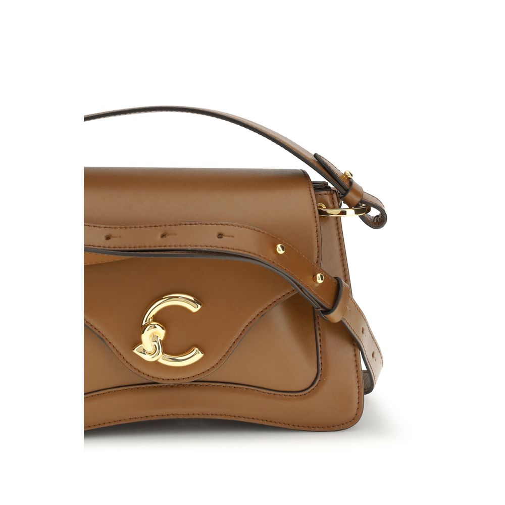 Coccinelle Brown Calf Leather Bos Taurus Handbag Coccinelle
