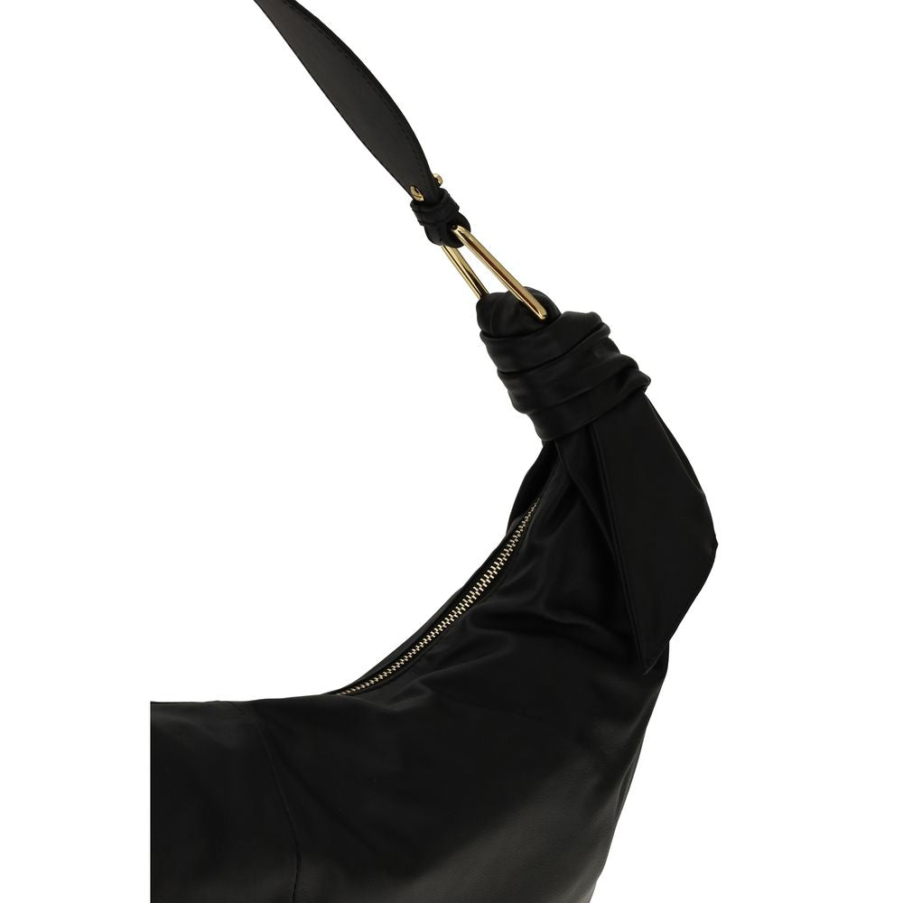 Coccinelle Black Calf Leather Bos Taurus Shoulder Bag Coccinelle